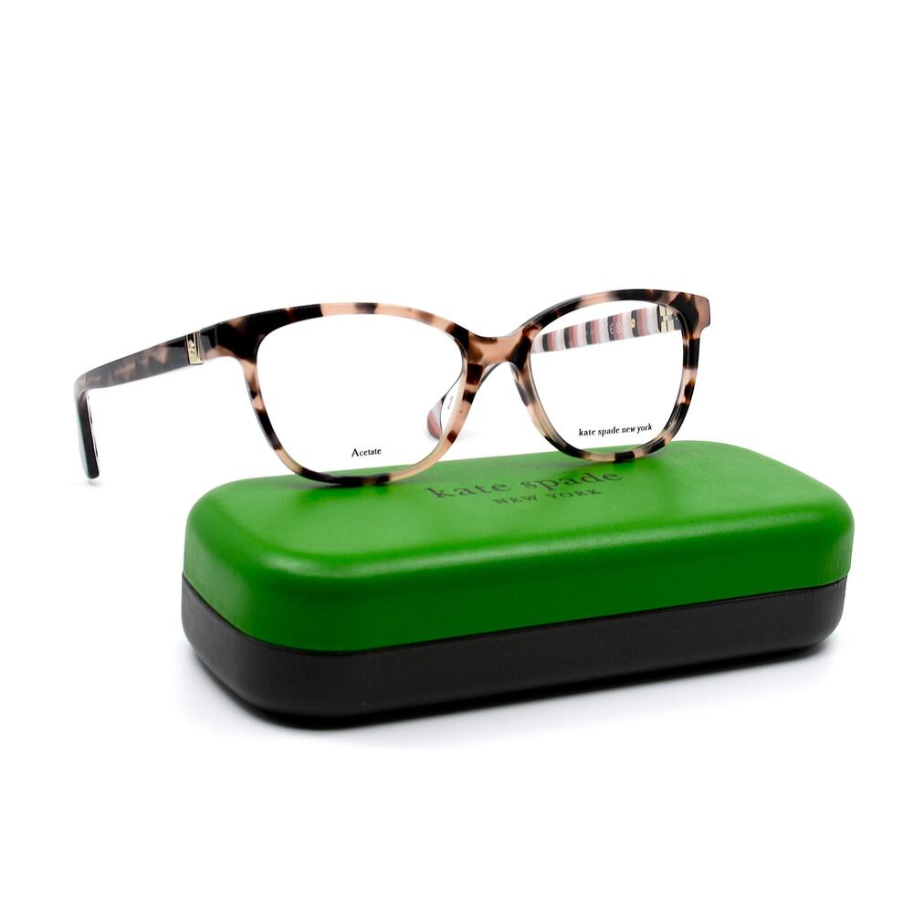 NEW KATE SPADE EMILYN HT8 PINK HAVANA AUTHENTIC EYEGLASSES FRAME